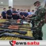 Kompi A Mekanis 516 Bantu Cek Senpi Personil dan Senjata Lapas Kelas IIA Pamekasan