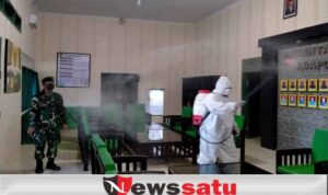 Makodim 0828 Sampang Didesinfeksi Secara Rutin