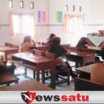 Peduli Lembaga pendidikan Sehat, Polisi Mengajar di MTS Al Mukhlisin Pamekasan