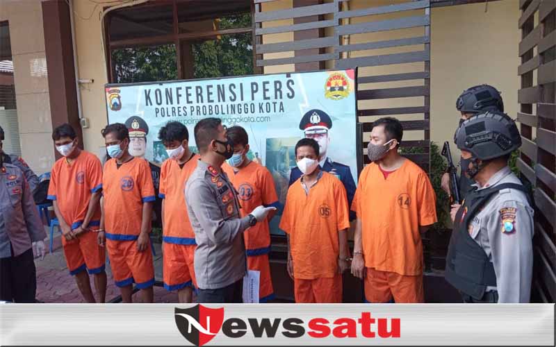 Polres Probolinggo Kota Ringkus 6 Pengedar Narkoba