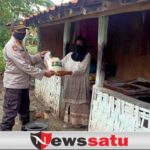 Polsek Pegantenan Mulai Salurkan Beras Gratis Program Baksos HUT Bhayangkara Ke 75