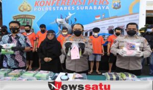 Satresnarkoba Polrestabes Surabaya Amankan 20,5 Kg Sabu