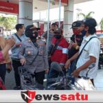 Sepeda Motor Terbakar Di SPBU Kota Probolinggo