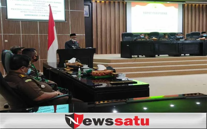 Serahkan Raperda Pelaksanaan APBD 2020, Bupati Bondowoso Target Pertahankan WTP