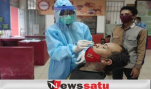 Terima 50 WBP Dari Malang, Lapas Sustik Pamekasan Lakukan Tes Antigen