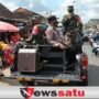 Tim Koramil Dan Polsek Palengaan Woro-woro Keliling Kampung Menghimbau Warga Bermasker