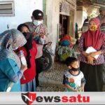 Tim Puskesmas dan Forkopimka Galis Getol Edukasi Vaksinasi Covid-19 dan Bagikan Masker Gratis