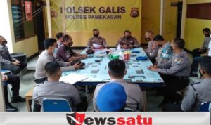 Wakapolres Pamekasan Awasi Disiplin dan Kinerja Polsek Jelang Pilkades Serentak 2021