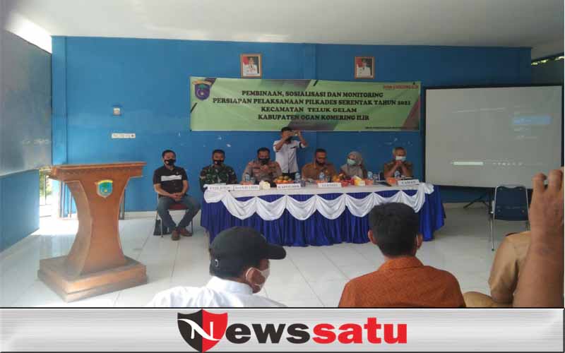 6 Desa Kecamatan Teluk Gelam Ikuti Pembinaan Sosialisasi dan Monitoring Pilkades Serentak