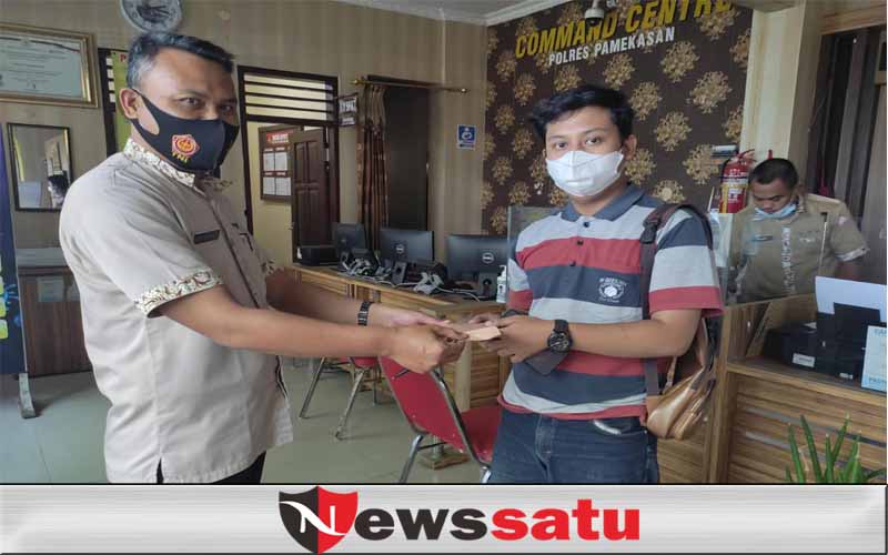 Aktivis GMNI Pamekasan Serahkan Bukti Pencemaran Nama Baik Organisasi