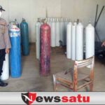 Antisipasi Penimbunan, Polres Sidak Perusahaan Penyedia Gas Oksigen di Pamekasan