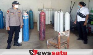 Antisipasi Penimbunan, Polres Sidak Perusahaan Penyedia Gas Oksigen di Pamekasan