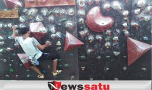 Atlet Puslatkab Panjat Tebing Tetap Berlatih Mandiri dan Daring, Selama PPKM Darurat di Pamekasan