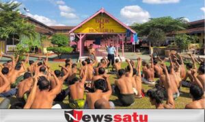 Berjemur Tradisi Baru WBP Lapas Kelas IIA Pamekasan Dimasa Pandemi