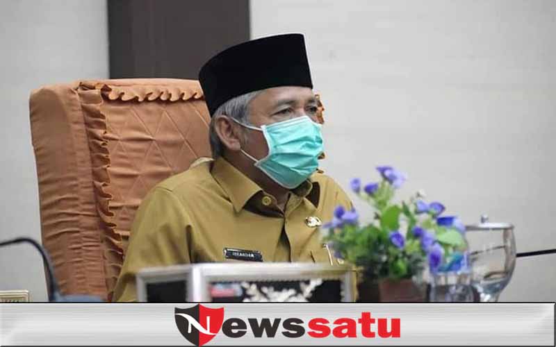 Bupati H Iskandar SE Hadiri Rapat Paripurna Pembahasan Rancangan KUA PPAS Tahun 2022