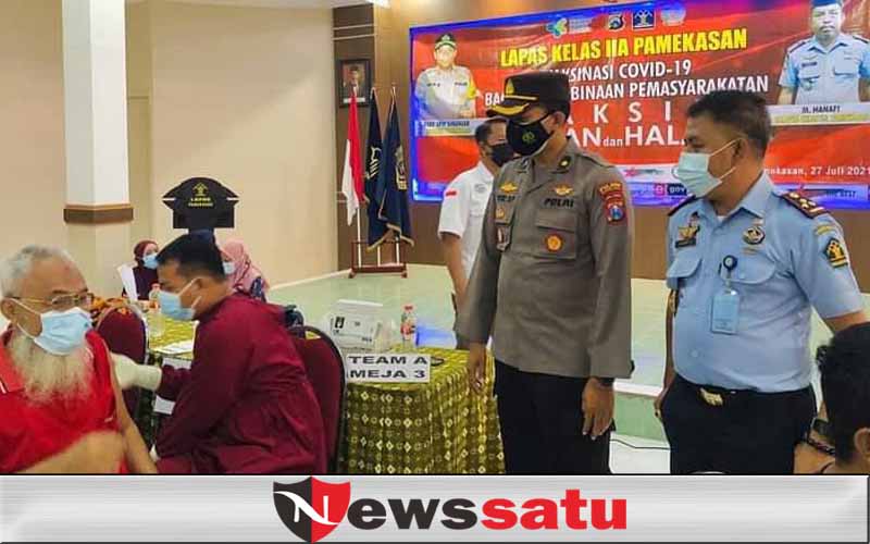 Dinkes Kembali Vaksinasi Ratusan WBP di Lapas Kelas II A Pamekasan