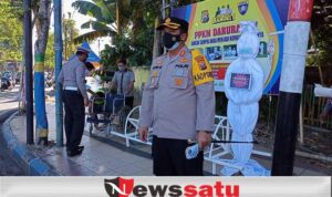 Gugah Disiplin Bermasker, Polres Pamekasan Siapkan Kranda dan Pocong Korban Covid-19