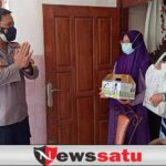 Kapolres Pamekasan Beri Paket Sembako dan Suplemen Pasien Isoman