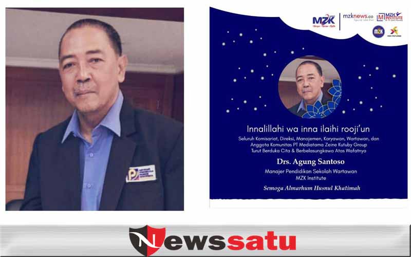 Manajer Pendidikan Sekolah Wartawan MZK Institute, Agung Santoso Meninggal Dunia