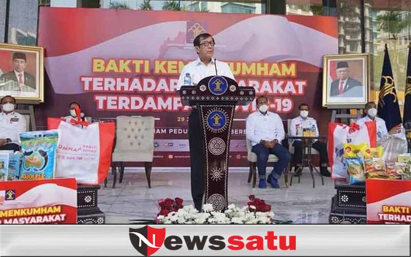 Menkumham Tegaskan PPKM Demi Keselamatan Bangsa