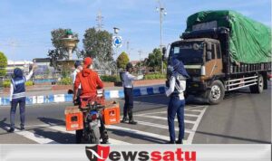 Patroli Gabungan Tindak Truk Masuk Kota Probolinggo