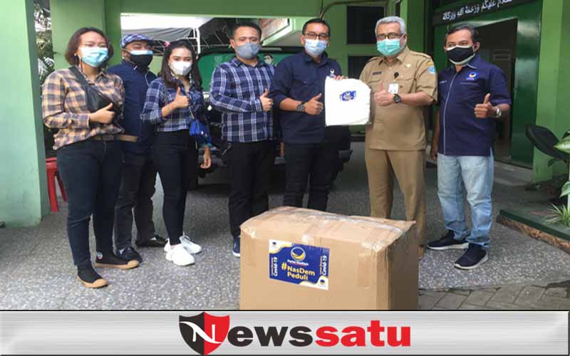 Pihak RSUD Dr Moh Saleh Kota Probolinggo,Terima Langsung Bantuan APD Dari Partai Nasdem