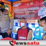Polres Pamekasan Gencarkan Vaksin Presisi Keliling ke Pasar Tradisional
