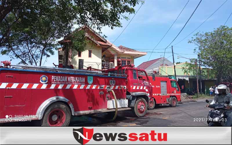 Rumah Terbakar di Kota Probolinggo