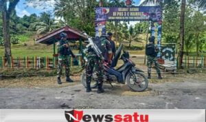 Satgas Yonif Mekanis 512 Sweeping Area Perbatasan