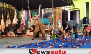 Takmir Masjid Muttaqin Laden Berkurban dengan Prokes Ketat
