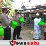 Toga dan Tomas Pamekasan Berikan Bantuan Sembako Kepada Warga Tak Mampu Bersama Polri
