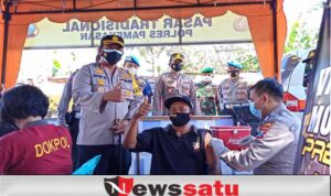 Vaksin Mobile Presisi Sasar Pengunjung Pasar Kolpanjung