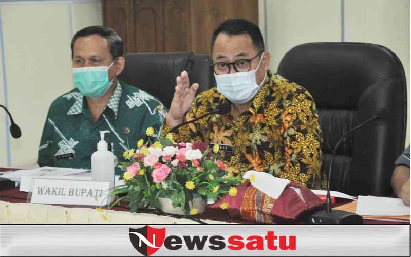Wabup Intruksikan Penyemprotan Disinfektan Organik Secara Serentak