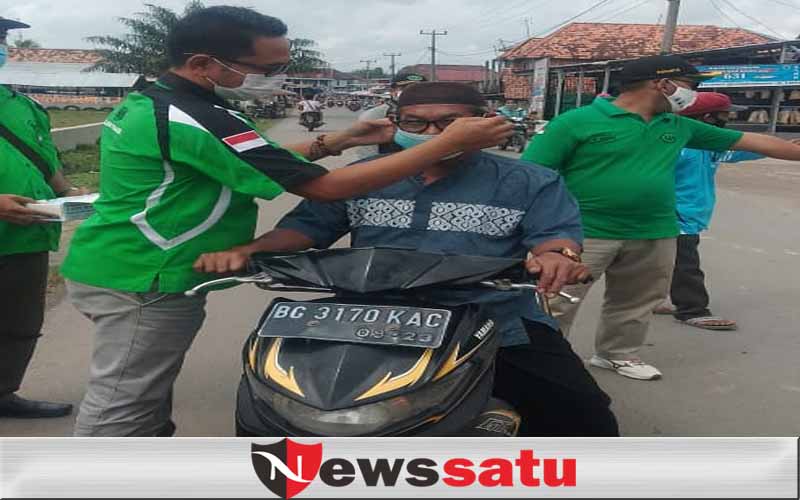 Wujud peduli untuk memutus mata rantai Covid19, RAPI Lokal I OKI lakukan gerakan 1000 masker