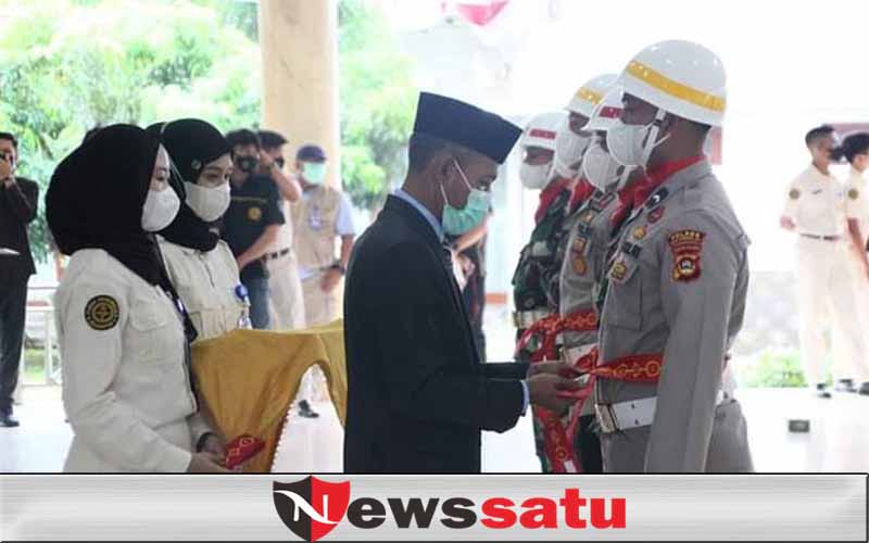 34 Paskibraka OKI Resmi Dikukuhkan Wabup Shodiq