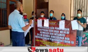 Berkah Kemerdekaan RI, Tiga WBP Lapas Kelas II A Pamekasan Bebas dengan RU II
