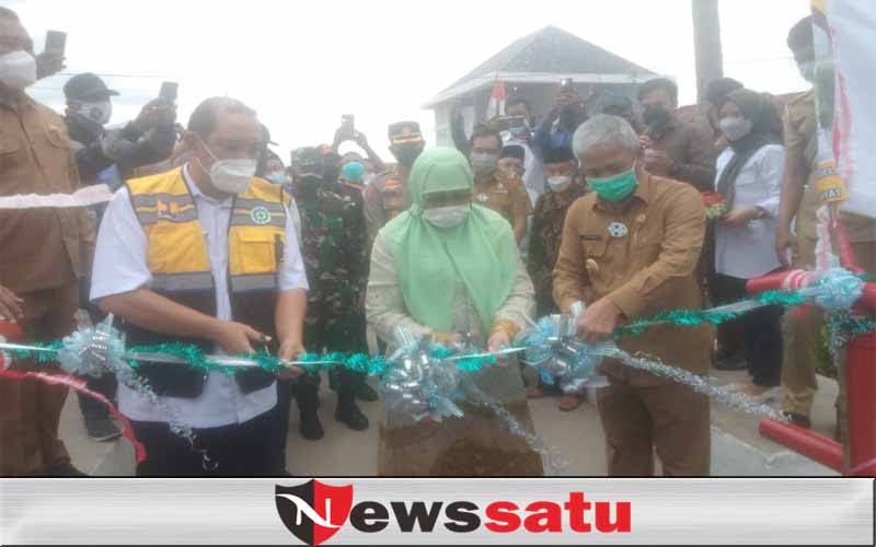 Bupati OKI bersama Komisi V DPR RI Resmikan Tiga Infrastruktur Jembatan