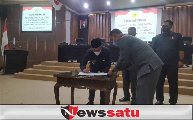 Bupati Salwa Apresiasi Dewan Sahkan Raperda Pertanggungjawaban Pelaksanaan APBD TA 2020