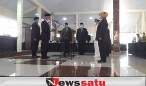 Bupati Salwa Lantik Puluhan Eselon III Secara Virtual