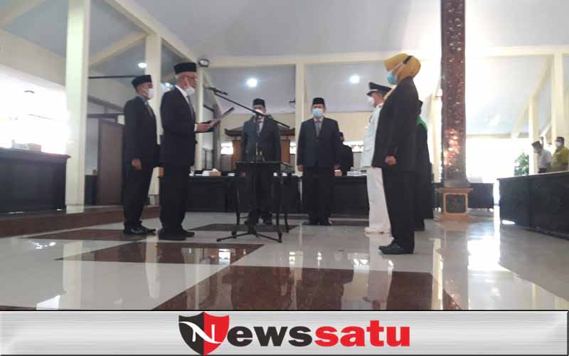 Bupati Salwa Lantik Puluhan Eselon III Secara Virtual