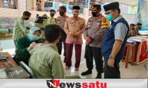 Giliran Siswa MAN 2 Pamekasan Jalani Vaksinasi Presisi Polres
