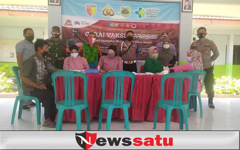 Guna Tingkatkan Herd Immunity, Polsek Menggelar Vaksinasi Covid-19