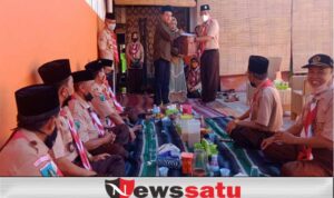 Hari Pramuka ke 60, Jajaran Kwarcab Sambangi Keluarga Tokoh Praja Muda Karana Pamekasan