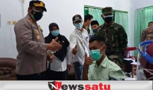 Kapolres dan Dandim 0826 Pastikan Vaksin Presisi Sentuh Pelajar Pamekasan