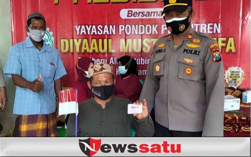 Pondok Pesantren Mulai Diserbu Vaksinasi Covid-19 Oleh Polres Pamekasan