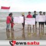 Protes Migas di HUT RI Ke-76, Warga Tanjung Tabur Bunga ke Pantai