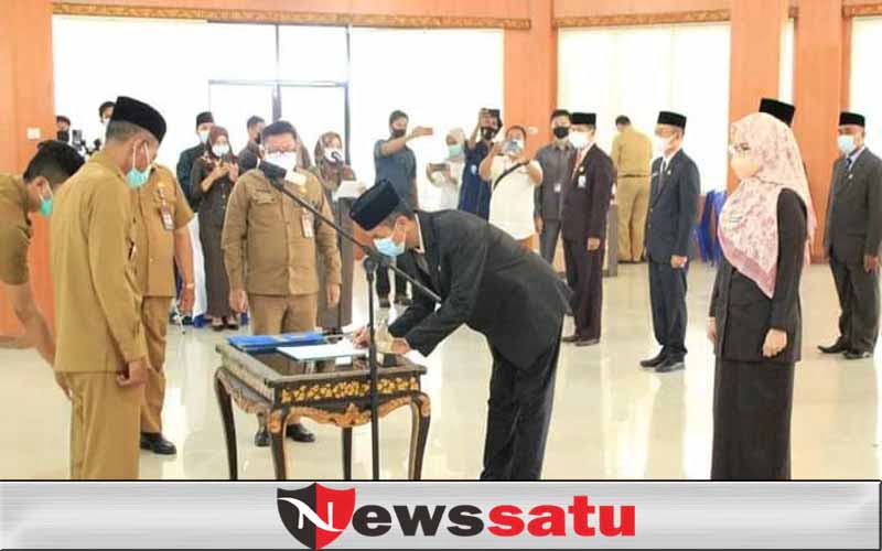 Rotasi Pejabat, Wabup OKI Minta Maksimalkan Penanganan Covid-19