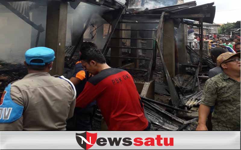 Rumah warga Desa Lebuh Rarak Hangus Dilahap Sijago Merah