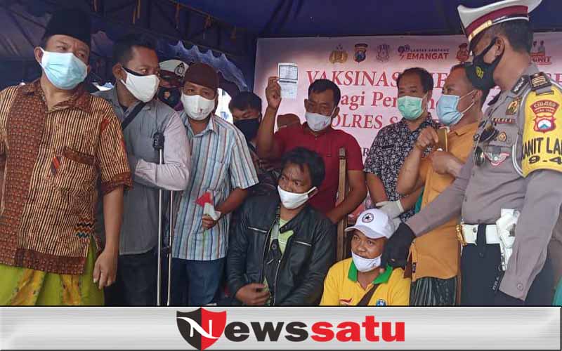 Satlantas Polres Sampang Sasar Vaksinasi Covid-19 Untuk Disabilitas