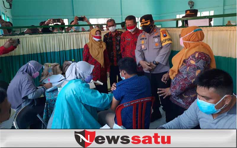 Targetkan Pelajar, Polres Vaksinasi Siswa SMAN 2 Pamekasan
